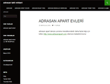 Tablet Screenshot of adrasan.com.tr
